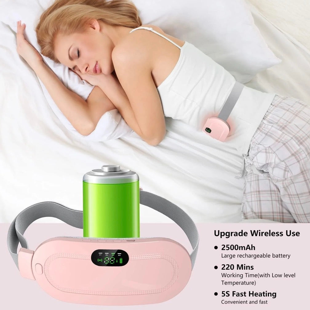ComfortNova™ Portable Period Cramp Relief Massager & Heating Pad