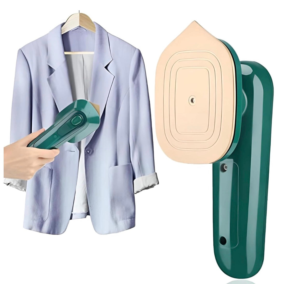 Portable Handheld Steam Iron Machine – Quick Heat Travel Garment Steamer