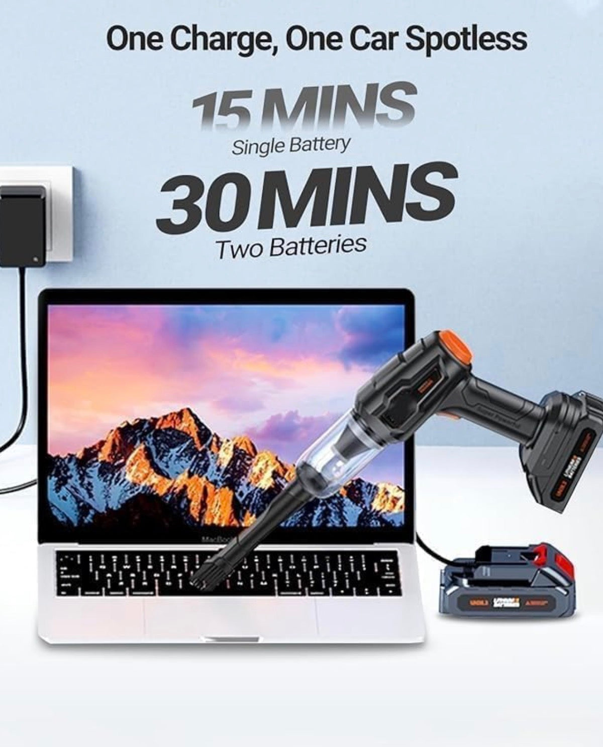 AutoBlast Pro™ 4-in-1 Cordless Vacuum & Blower