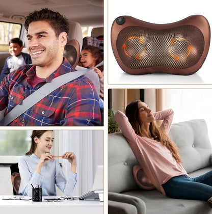 Deep Tissue Heat Massage for Ultimate Relaxation | Back & Neck Massager with Heat