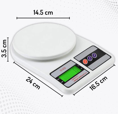 Chef Mate Smart Weigh 10KG | Digital Kitchen Weighing Scale 10 kg