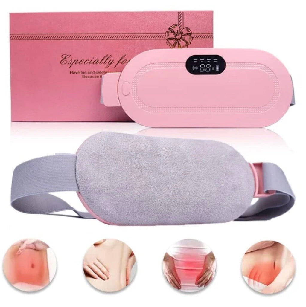 ComfortNova™ Portable Period Cramp Relief Massager & Heating Pad