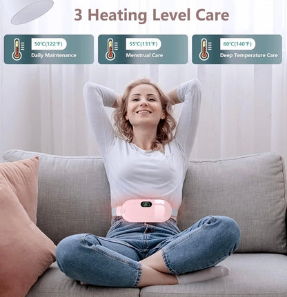 ComfortNova™ Portable Period Cramp Relief Massager & Heating Pad
